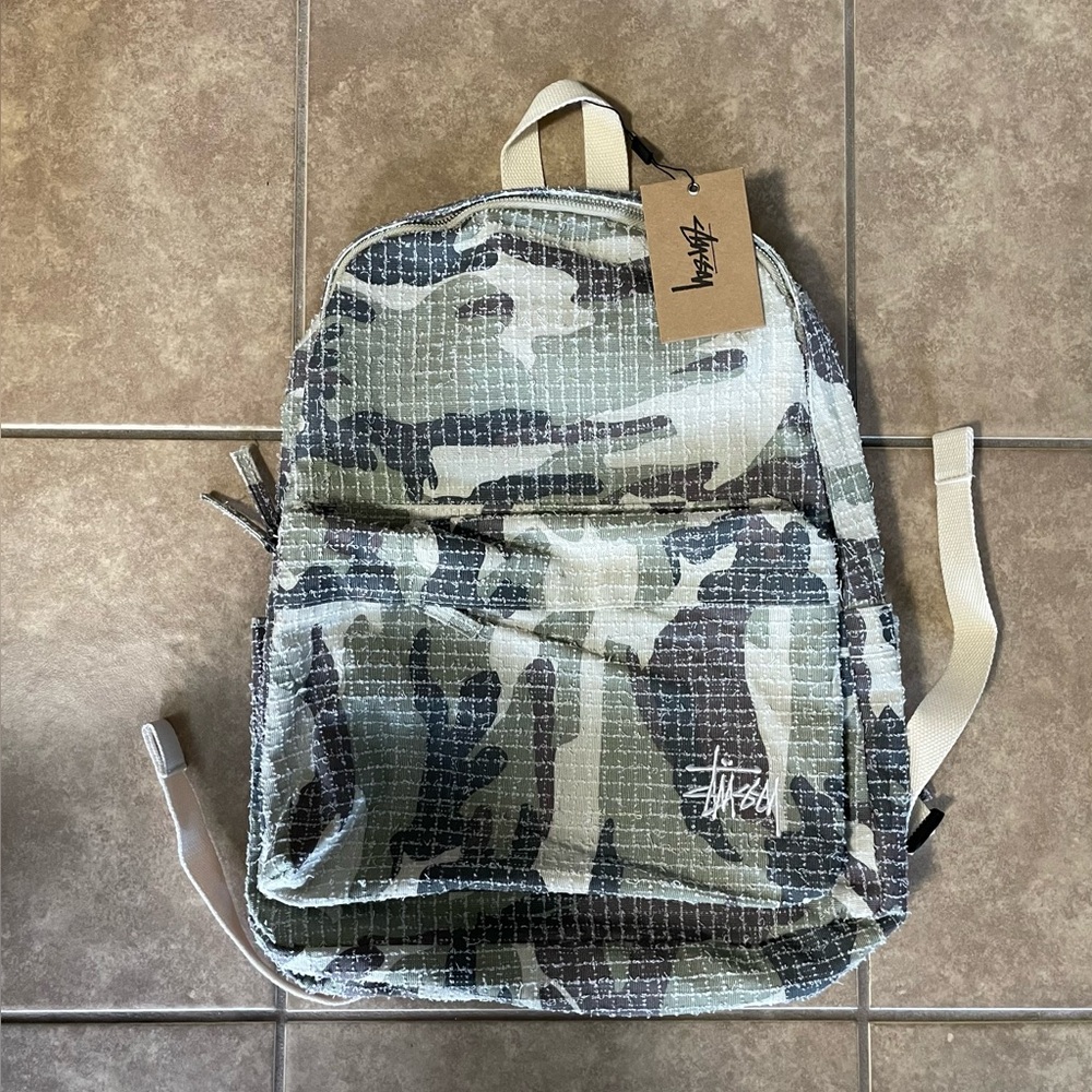 Stussy Needle Punch Camo Backpack